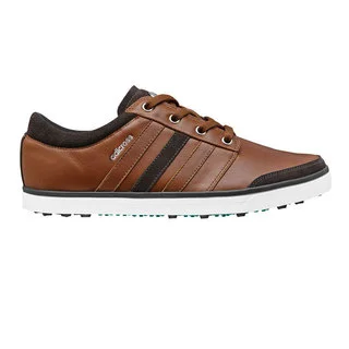 Adidas Men's Adicross Gripmore Tan Brown/Chocolate/Power Green Golf Shoes