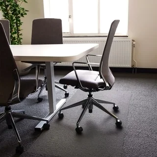 Cleartex XXL Polycarbonate Rectangular General Office Mat For All Pile Carpets (48 x 118)