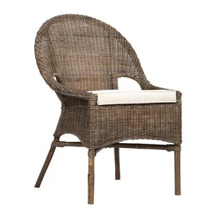 Ruston Rustic Grey Textured Chair