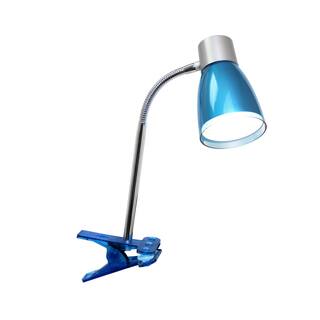 LimeLights Flashy Flexible Gooseneck 3-watt LED Clip Light Desk Lamp Metallic