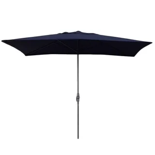 Escada Designs Navy Blue 6x10-foot Rectangular Patio Umbrella