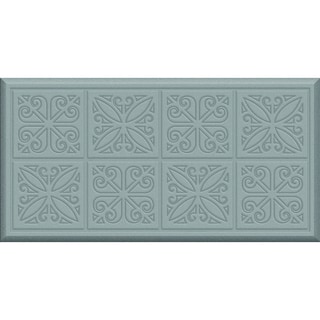 Comfort Mate Tin Panels Steel Grey Kitchen Mat (20x39)