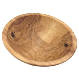 9-inch Knotty Wooden Bowl