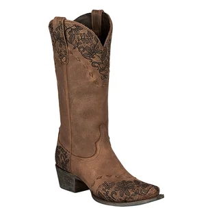Lane Boots "Jeni Lace" Women's Leather Cowboy Boot