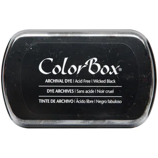 ColorBox Archival Dye Full Size Ink PadWicked Black