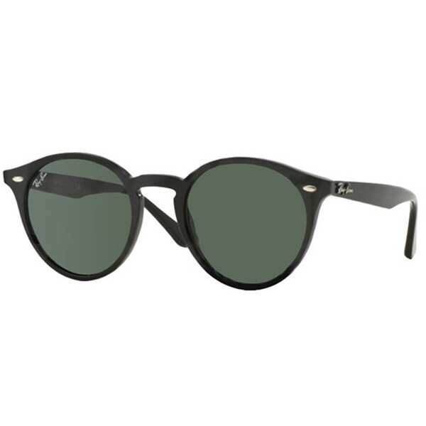 Ray-Ban RB2180 49mm Green Classic Lenses Black Frame Sunglasses