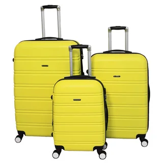 World Traveler Regis 3-piece Lightweight Hardside Expandable Spinner Luggage Set