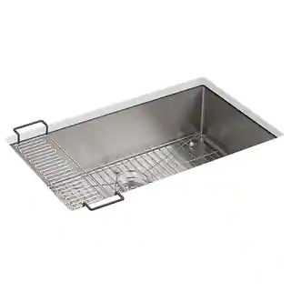 Kohler Strive Undermount Stainless Steel 0-Hole Single Bowl Kitchen Sink
