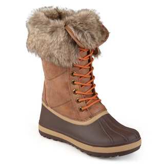 Journee Collection Women's 'Larch' Cold Weather Lace-up Boots
