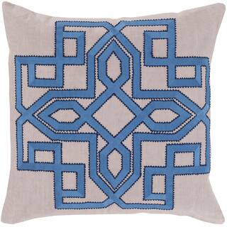 Decorative Garcia Geometric 18-inch Poly or Down Filled Throw Pillow