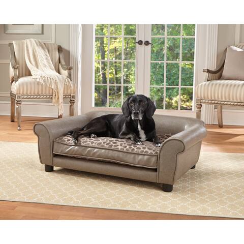 Enchanted Home Pet Rockwell Pewter Pet Sofa