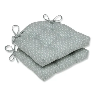 Pillow Perfect Diego Seagrass Reversible Chair Pad (Set of 2)