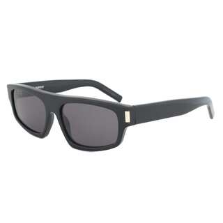 Saint Laurent Paris SL 36 807/BN Rectangular Sunglasses with a Black Frame and Dark Grey Lens