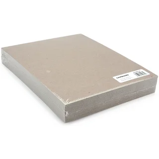Medium Weight Chipboard Sheets 8.5 x 11 Natural (Pack of 25)