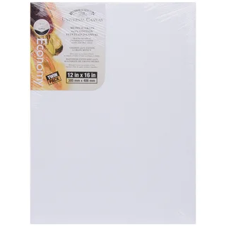 Universal Stretched Canvas Twin Pack 2/Pkg12inX16in