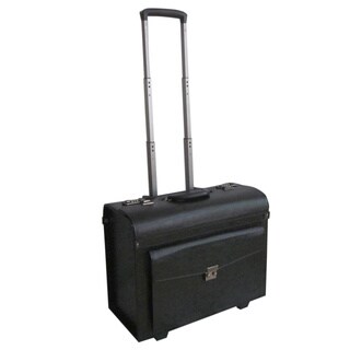 Amerileather 18-inch Leatherette Carry-on Rolling Pilot/ Catalog Case