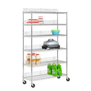 6 Tier Chrome Urban Shelving Unit