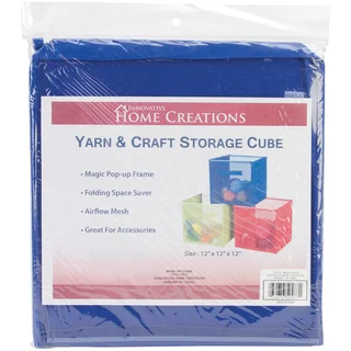 Yarn & Craft Storage Cube 12inX12inX12inRoyal