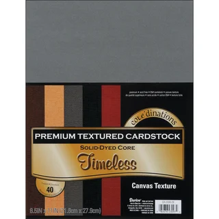 Core'dinations Value Pack Cardstock 8.5inX11in 40/PkgTimeless Textured