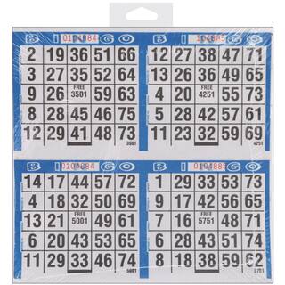 Bingo Game Sheets 8inX8in 125/Pkg500 Games