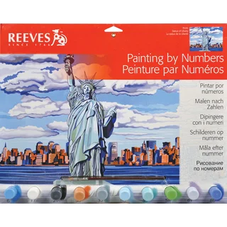 Paint By Number Kit 12inX16inStatue Of Liberty