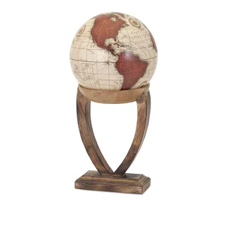 Merrin Globe with Wood Base - Large