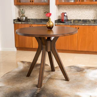 Tehama Round Counter Height Wood Mid-century Style Dining Table (ONLY) by Christopher Knight Home