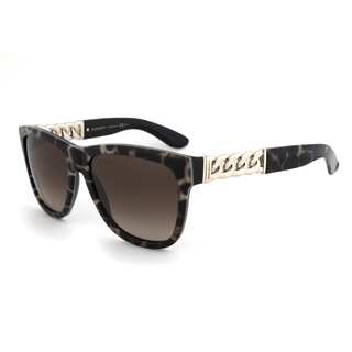 Yves Saint Laurent YSL 6373/S YXOHA Wayfarer Sunglasses with a Black Panther Frame and Brown Gradient Lens