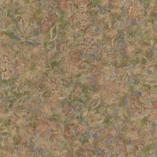 Burgundy Floral Texture Wallpaper