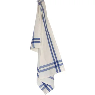 Cream Towel 20inX28inProvencial Blue Stripe