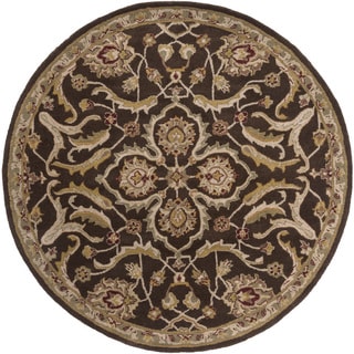 Hand-Tufted Blyth Floral Wool Rug (3'6 Round)