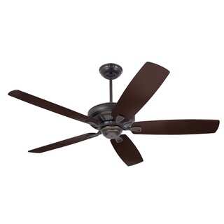 Emerson Carrera 60-Inch Golden Espresso Traditional Transitional Ceiling Fan with Reversible Blades