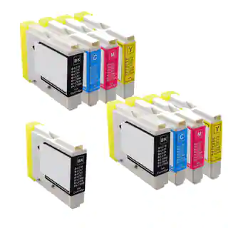 2Sets+1BK LC51 BK C Y M Compatible Ink Cartridge for Brother DCP-130C 540CN (Pack of 9)