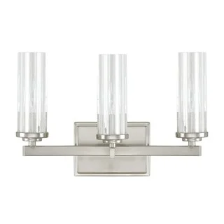 Capital Lighting Donny Osmond Emery Collection 3-light Brushed Nickel Bath/Vanity