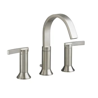 Amercian Standard Satin Nickel Berwick Widespread Bathroom Faucet with Metal Lever Handles