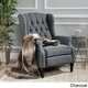 Walter Fabric Recliner Club Chair by Christopher Knight Home - Thumbnail 2