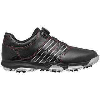 Adidas Men's Tour 360 x BOA Core Black/ Core Black/ Red Golf Shoes