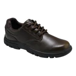 Boys' Hush Puppies Chad Oxford Brown Leather
