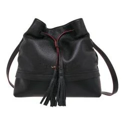 Women's Lodis Kate Cara Convertible Drawstring Handbag Black