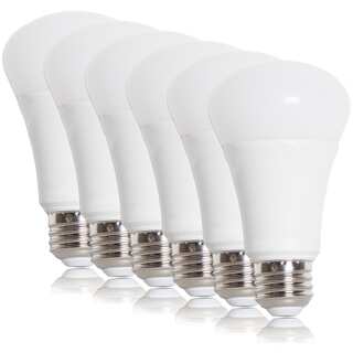 Maxxima A19 LED Light Bulb, 800 Lumens, 10 Watts Warm White (6 Pack)