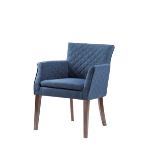 Madison Park Nicole Navy Quilted Back Dining Chair