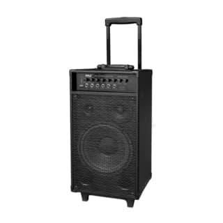 Pyle PWMA1050BT 800-watt Wireless Rechargeable Portable Bluetooth PA Speaker System with Wireless Microphone