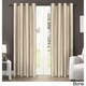 ATI Home Chatra Faux Silk Grommet Top Panel Curtains