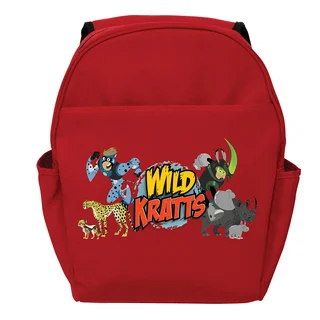 Wild Kratts Creature Adventure Red Toddler Backpack