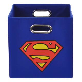 Superman Logo Blue Folding Storage Bin