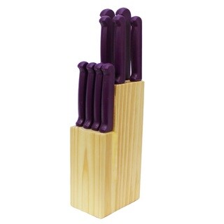 Quikut Homebasics 10-piece Purple Cutlery Set