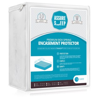 Assure Sleep Bed Bug Proof, Box Spring Encasement Protector, with Trainzip Technology