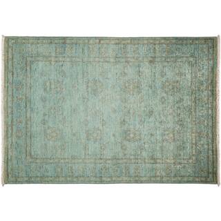 Vibrance Hand Knotted Area Rug - 4x6 Blue