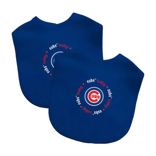 Baby Fanatic MLB Chicago Cubs 2-pack Baby Bib Set