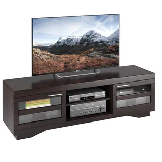 Sonax Granville Wood Veneer TV Bench, (for TVs up to 80 inches)